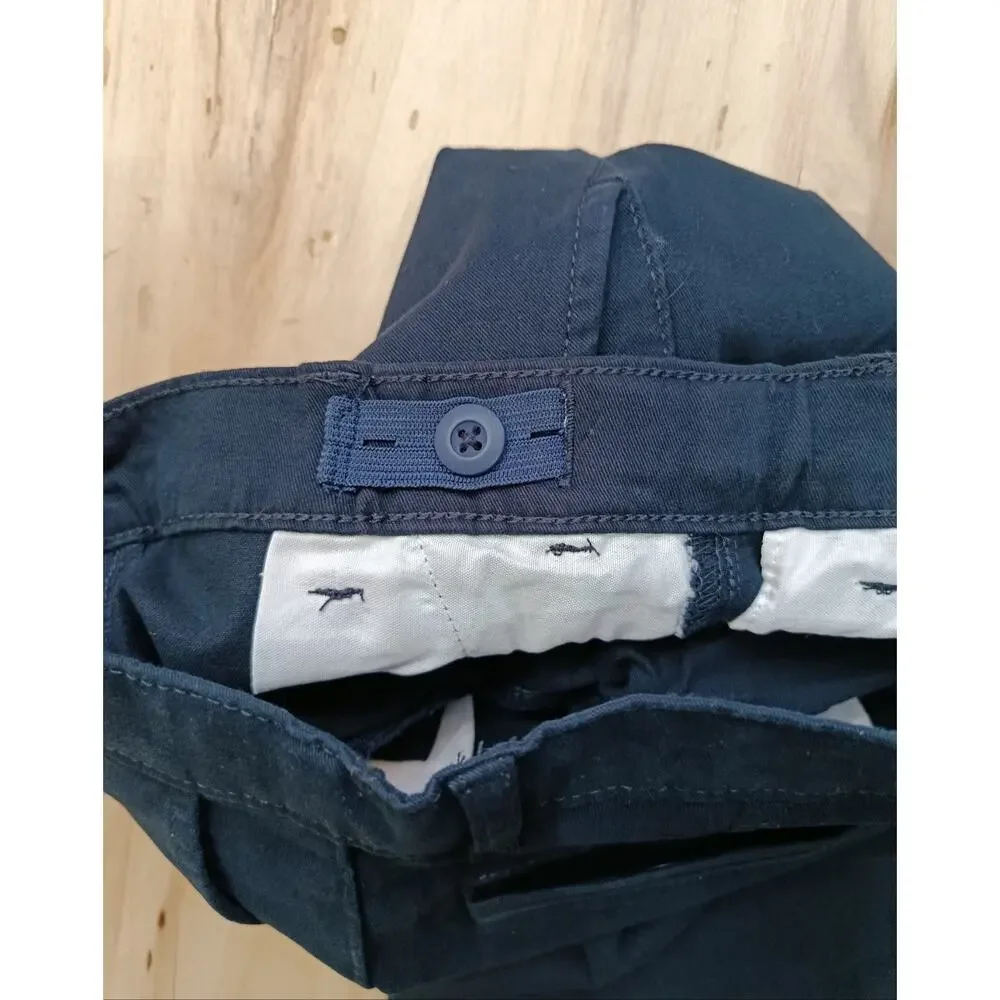 The Children's Place Boys Skinny Slim Stretch Navy Blue Chino Pants - Size 14